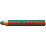 STABILO crayon multi-talents woody 3en1 duo, rouge/vert