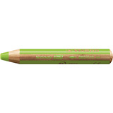 STABILO crayon multi-talents woody 3 en 1, rond, vert clair