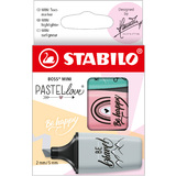 STABILO surligneur BOSS mini Pastellove 2.0,tui carton de 3