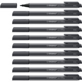 STABILO stylo-feutre pointMax, gris trs fonc