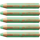 STABILO crayon multi-talents woody 3en1, rond, vert pastel