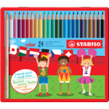 STABILO crayon de couleur color, hexagonal, tui mtallique