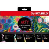 STABILO kit cratif "ARTY" pastel, bote de 50