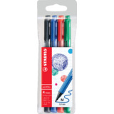 STABILO stylo-feutre pointMax, tui en plastique de 4