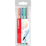 STABILO stylo-feutre pointMax, tui plastique de 4, Pastell