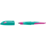 STABILO stylo plume easybirdy R, droitiers, turquoise/rose