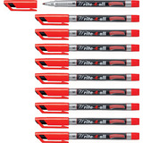 STABILO marqueur permanent Write-4-all, M, rouge