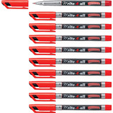 STABILO marqueur permanent Write-4-all, S, rouge