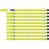 STABILO stylo feutre pen 68, jaune fluo