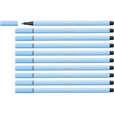 STABILO stylo feutre pen 68, bleu de cobalt clair