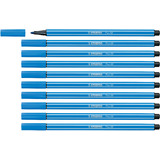 STABILO stylo feutre pen 68, bleu fonc