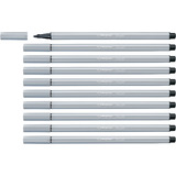 STABILO stylo feutre pen 68, gris clair