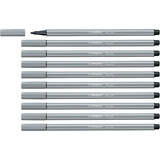 STABILO stylo feutre pen 68, gris moyen