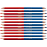 STABILO crayon bicolore Original, hexagonal, rouge/bleu