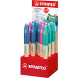 STABILO stylo plume easybirdy Timber L/R, prsentoir de 12