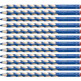 STABILO crayon de couleur EASYcolors, pour droitiers, bleu