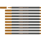 STABILO stylo feutre pen 68 metallic, cuivre