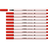 STABILO feutre pinceau pen 68 brush, rouge carmin