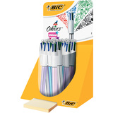 BIC stylo  bille rtractable 4 colours "Shine", dans un