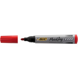 BIC marqueur permanent marking 2000 Ecolutions, rouge