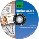sigel logiciel BusinessCard, pour cartes de visite