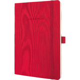 sigel carnet de notes Conceptum, A5, quadrill, rouge