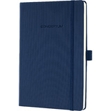 sigel carnet de notes Conceptum, A5, quadrill, bleu