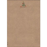 sigel papier  motif de Nol "Christmas with apples, A4