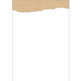 sigel papier  motif, A4, 90 g/m2, motif "Torn kraft paper"