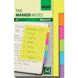 sigel marque-page auto-adhsif tab Marker Notes, papier