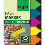 sigel marque-page repositionnable "Film", flche, 45 x 12 mm