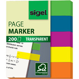 sigel marque-page repositionnable film mini, 50 x 12 mm