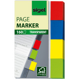 sigel marque-page repositionnable Transparent, 50 x 20 mm