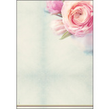 sigel papier  motif, A4, 90 g/m2, motif "Rose Garden"