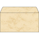 sigel enveloppe, long, 90 g/m2, gomm, marbre beige