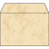 sigel Enveloppe, C6, 90 g/m2, gomm, design marbre beige