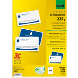 sigel cartes de visite 3C, 85 x 55 mm, 225 g/m2, extra blanc