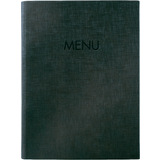sigel chemise pour carte de menu "MENU", A5, anthracite