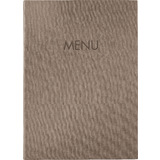 sigel chemise pour carte de menu "MENU", A4, beige