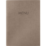 sigel chemise pour carte de menu "MENU", A5, beige