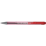 PILOT stylo  bille rtractable bps-matic Fine, rouge