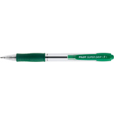 PILOT stylo  bille rtractable super GRIP F, vert