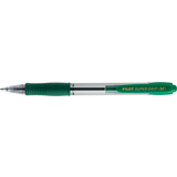 PILOT stylo  bille rtractable super GRIP M, vert