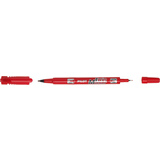 PILOT marqueur permanent "Twin Marker", extra fin, rouge