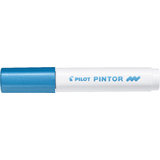 PILOT marqueur  pigment PINTOR, medium, bleu mtal