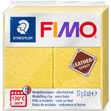 FIMO effect LEATHER Pte  modeler, 57 g, jaune safran