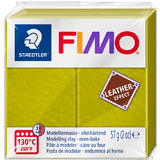 FIMO effect LEATHER Pte  modeler, 57 g, olive