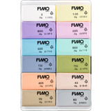 FIMO soft Kit de pte  modeler "Pastel", set de 12