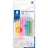 STAEDTLER crayons de couleur pastel, tui carton de 12