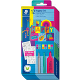 STAEDTLER kit d'criture HAPPY, 12 pices